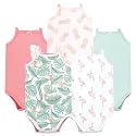 Hudson Baby Unisex Baby Cotton Sleeveless Bodysuits