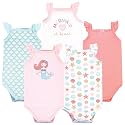 Hudson Baby Unisex Baby Cotton Sleeveless Bodysuits