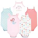 Hudson Baby Unisex Baby Cotton Sleeveless Bodysuits