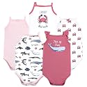 Hudson Baby Unisex Baby Cotton Sleeveless Bodysuits