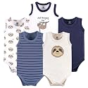 Hudson Baby Unisex Baby Cotton Sleeveless Bodysuits