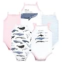 Hudson Baby Unisex Baby Cotton Sleeveless Bodysuits