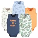 Hudson Baby Unisex Baby Cotton Sleeveless Bodysuits