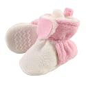 Hudson Baby Unisex Baby Cozy Fleece and Faux Sherpa Booties
