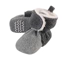Hudson Baby Unisex Baby Cozy Fleece and Faux Sherpa Booties