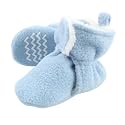 Hudson Baby Unisex Baby Cozy Fleece and Faux Sherpa Booties