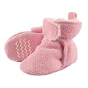 Hudson Baby Unisex Baby Cozy Fleece and Faux Sherpa Booties