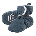 Hudson Baby Unisex Baby Cozy Fleece and Faux Sherpa Booties