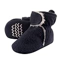 Hudson Baby Unisex Baby Cozy Fleece and Faux Sherpa Booties