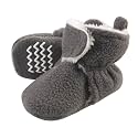 Hudson Baby Unisex Baby Cozy Fleece and Faux Sherpa Booties