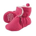 Hudson Baby Unisex Baby Cozy Fleece and Faux Sherpa Booties