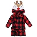 Hudson Baby Unisex Baby Plush Animal Face Bathrobe