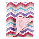 Hudson Baby Unisex Baby Plush Mink and Sherpa Blanket, Pink, One Size