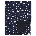 Hudson Baby Unisex Baby Plush Mink and Sherpa Blanket, Abstract, One Size