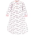 Hudson Baby Unisex Baby Premium Quilted Long Sleeve Sleeping Bag and Wearable Blanket