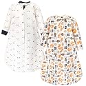 Hudson Baby Unisex Baby Premium Quilted Long Sleeve Sleeping Bag and Wearable Blanket