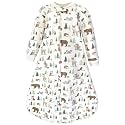 Hudson Baby Unisex Baby Premium Quilted Long Sleeve Sleeping Bag and Wearable Blanket