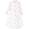 Hudson Baby Unisex Baby Premium Quilted Long Sleeve Sleeping Bag and Wearable Blanket