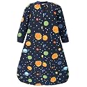 Hudson Baby Unisex Baby Premium Quilted Long Sleeve Sleeping Bag and Wearable Blanket