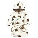 Hudson Baby Unisex BabyMink with Faux Fur Lining Pool and Beach Robe Cover-ups
