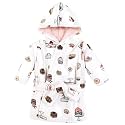 Hudson Baby Unisex BabyMink with Faux Fur Lining Pool and Beach Robe Cover-ups