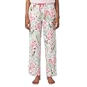 HUE Women's 3/4 Sleeve V-Neck Sleep Tee