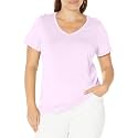 HUE Women's 3/4 Sleeve V-Neck Sleep Tee