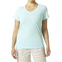 HUE Women's 3/4 Sleeve V-Neck Sleep Tee