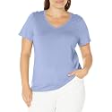 HUE Women's 3/4 Sleeve V-Neck Sleep Tee