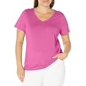 HUE Women's 3/4 Sleeve V-Neck Sleep Tee