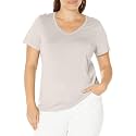 HUE Women's 3/4 Sleeve V-Neck Sleep Tee