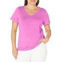 HUE Women's 3/4 Sleeve V-Neck Sleep Tee