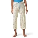 HUE Women's Spring Pajama Separates Soft Whimsical Print Pjs with Flowers, Animals, Garden Themed Pjs, Cocktails