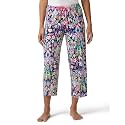 HUE Women's Spring Pajama Separates Soft Whimsical Print Pjs with Flowers, Animals, Garden Themed Pjs, Cocktails