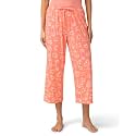 HUE Women's Summer Vacation Pajama Separates, Soft, Whimsical Print Pjs with Tropical Beach Themes, Flip Flops, Cocktails