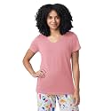 HUE Women's Summer Vacation Pajama Separates, Soft, Whimsical Print Pjs with Tropical Beach Themes, Flip Flops, Cocktails