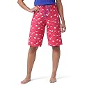 HUE Women's Summer Vacation Pajama Separates, Soft, Whimsical Print Pjs with Tropical Beach Themes, Flip Flops, Cocktails
