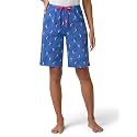 HUE Women's Summer Vacation Pajama Separates, Soft, Whimsical Print Pjs with Tropical Beach Themes, Flip Flops, Cocktails