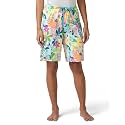 HUE Women's Summer Vacation Pajama Separates, Soft, Whimsical Print Pjs with Tropical Beach Themes, Flip Flops, Cocktails