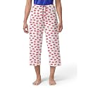 HUE Women's Summer Vacation Pajama Separates, Soft, Whimsical Print Pjs with Tropical Beach Themes, Flip Flops, Cocktails