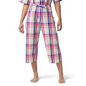 HUE Women's Summer Vacation Pajama Separates, Soft, Whimsical Print Pjs with Tropical Beach Themes, Flip Flops, Cocktails