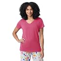 HUE Women's Summer Vacation Pajama Separates, Soft, Whimsical Print Pjs with Tropical Beach Themes, Flip Flops, Cocktails