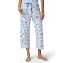 HUE Women's Summer Vacation Pajama Separates, Soft, Whimsical Print Pjs with Tropical Beach Themes, Flip Flops, Cocktails