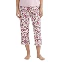 HUE Women's Summer Vacation Pajama Separates, Soft, Whimsical Print Pjs with Tropical Beach Themes, Flip Flops, Cocktails