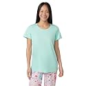 HUE Women's Summer Vacation Pajama Separates, Soft, Whimsical Print Pjs with Tropical Beach Themes, Flip Flops, Cocktails