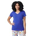 HUE Women's Summer Vacation Pajama Separates, Soft, Whimsical Print Pjs with Tropical Beach Themes, Flip Flops, Cocktails