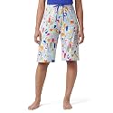 HUE Women's Summer Vacation Pajama Separates, Soft, Whimsical Print Pjs with Tropical Beach Themes, Flip Flops, Cocktails