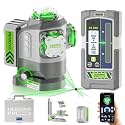 Huepar Pro Outdoor Laser Level Kit with Receiver - Long Range up to 660FT