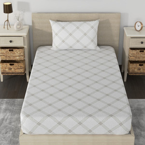 Huesland Cotton Single Flat 210 TC Geometric