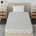Huesland Cotton Single Flat 210 TC Geometric